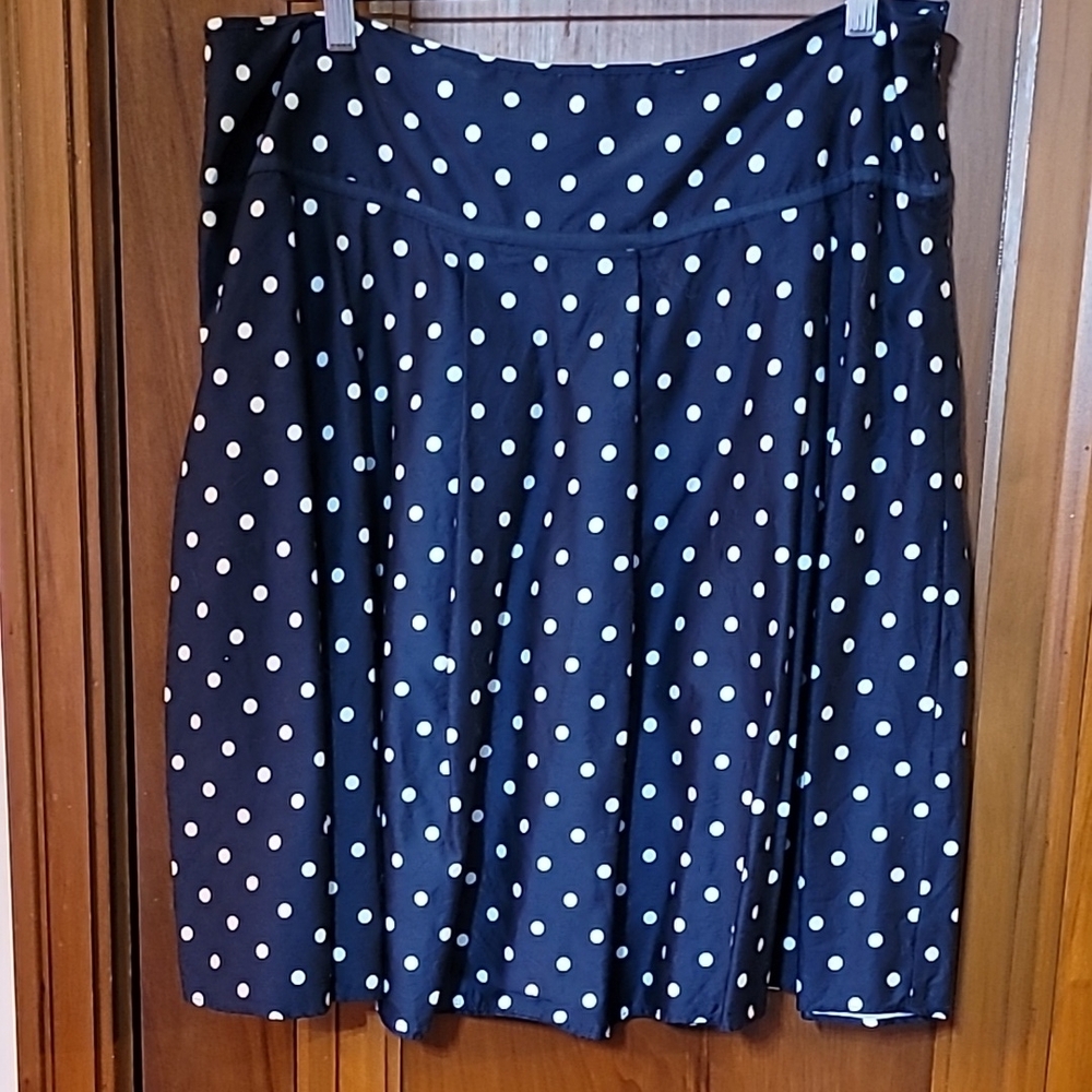 Polka Dot A-Line Skirt